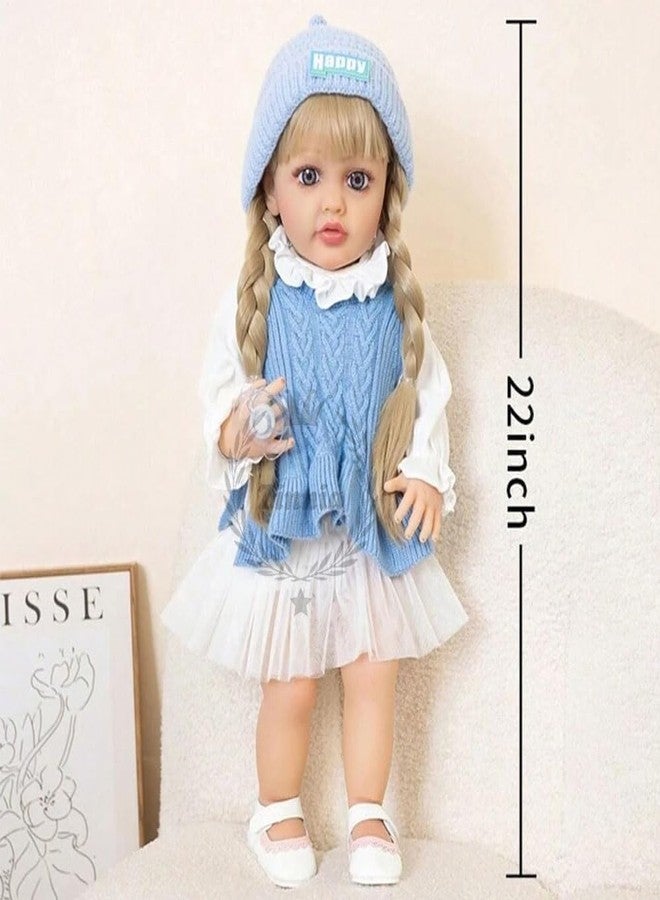 VIKINGS Realistic Baby Doll - with Diaper, Big Size for Girls (Multi Color) - Image 3